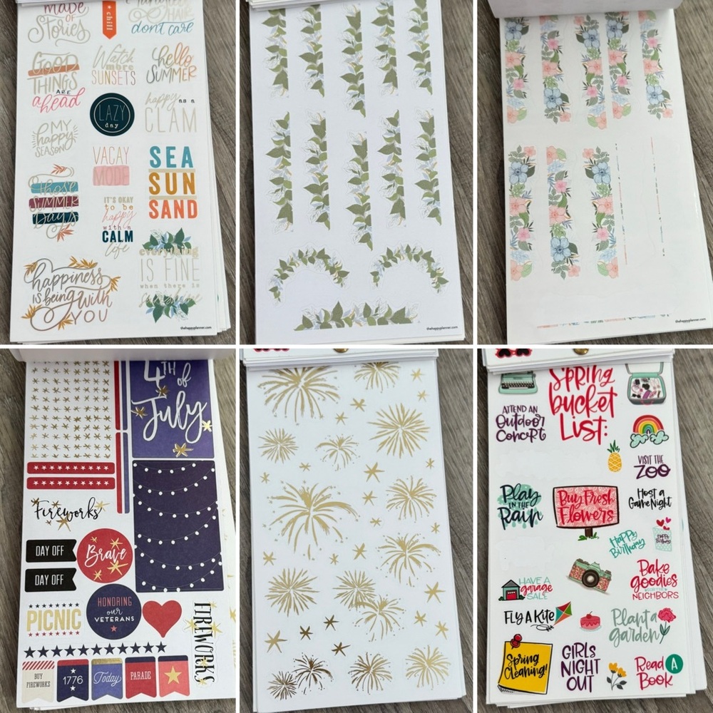The Happy Planner Summer/Spring Sticker Book - Picture 6 of 11
